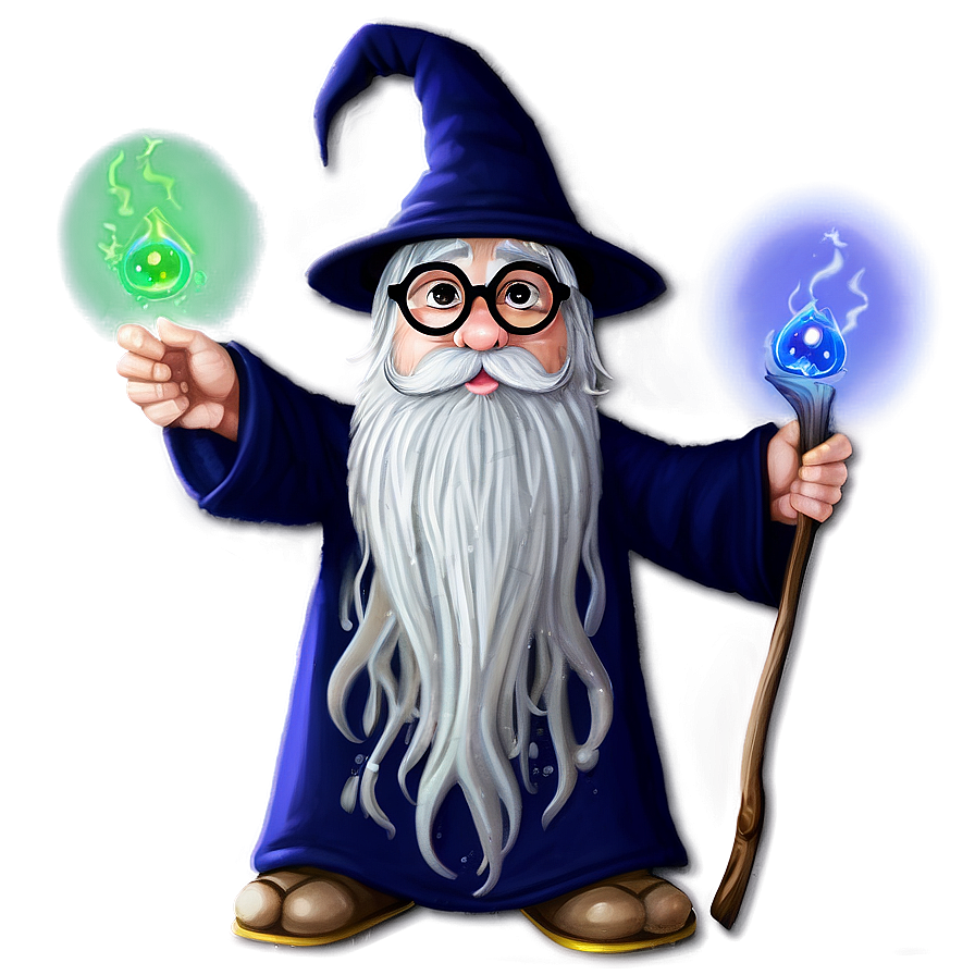 Nerd Fantasy Wizard Png 05232024