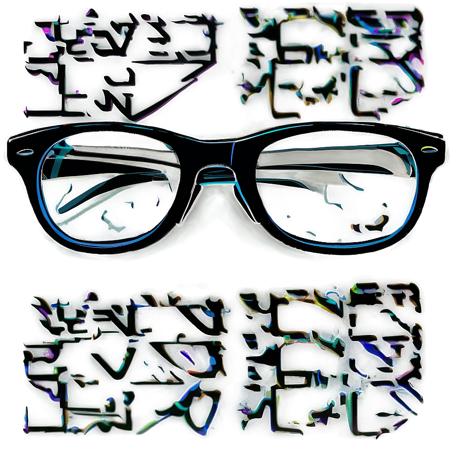 Nerd Glasses PNG 05232024 PNG with transparent background