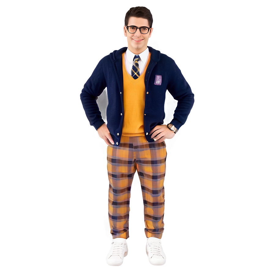 Nerd Outfit Fashion Png 80