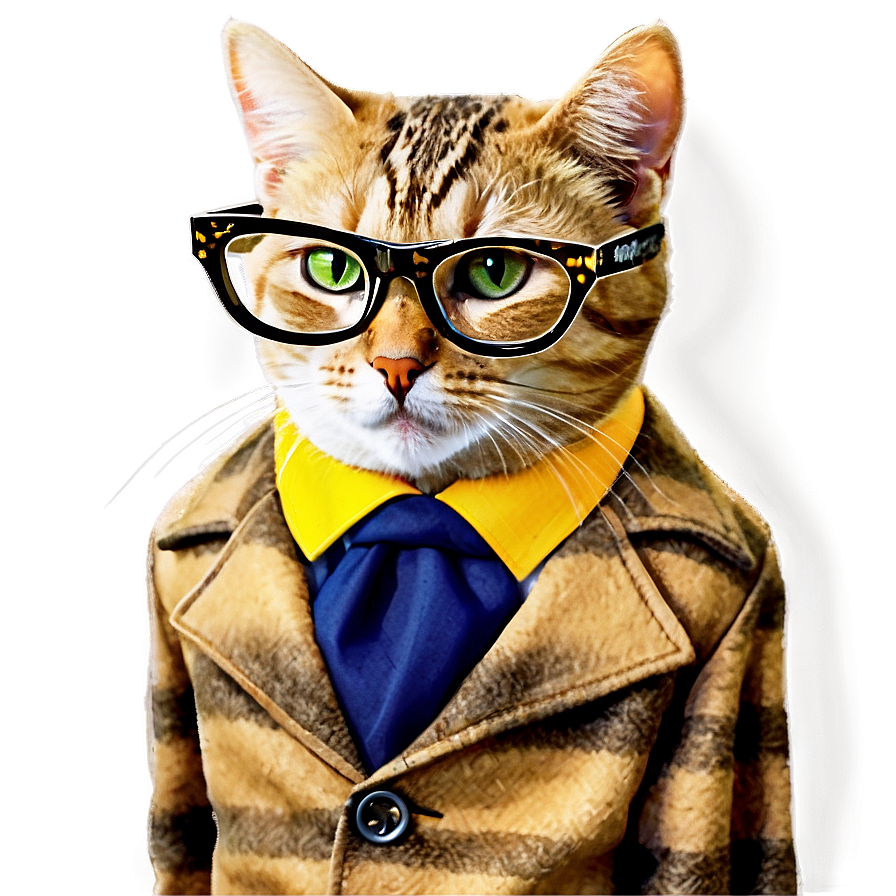 Nerdy Cat Meme Png 85