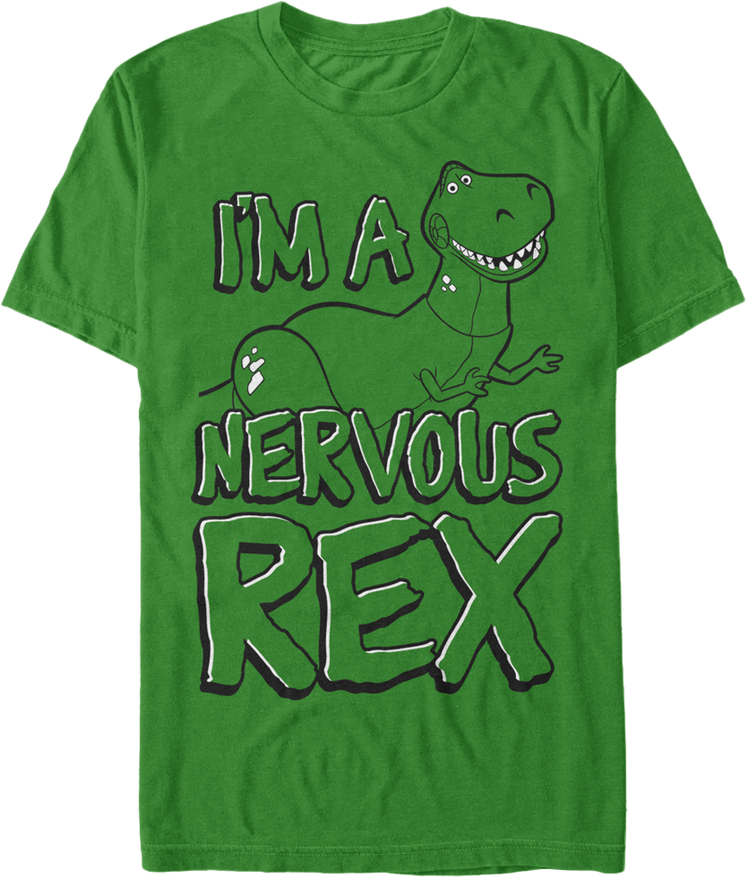 Nervous Rex T Shirt Design