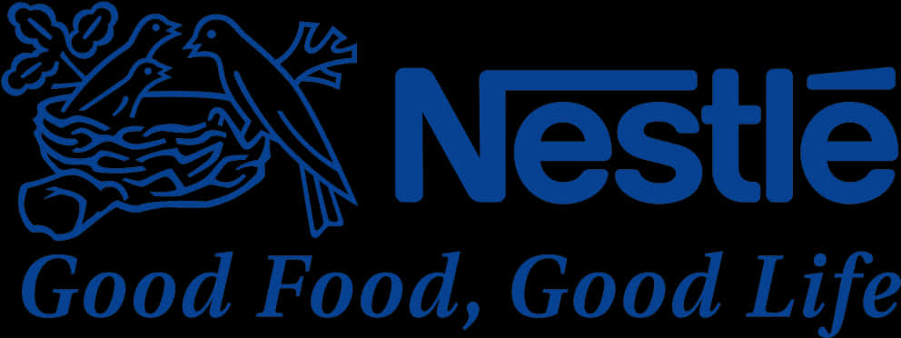 Nestle Logo Blue Background