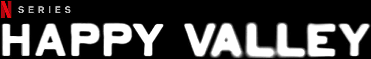 Netflix Happy Valley Series Logo PNG with transparent background