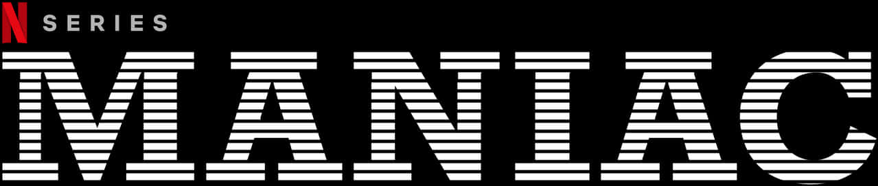 Netflix Maniac Series Logo PNG with transparent background