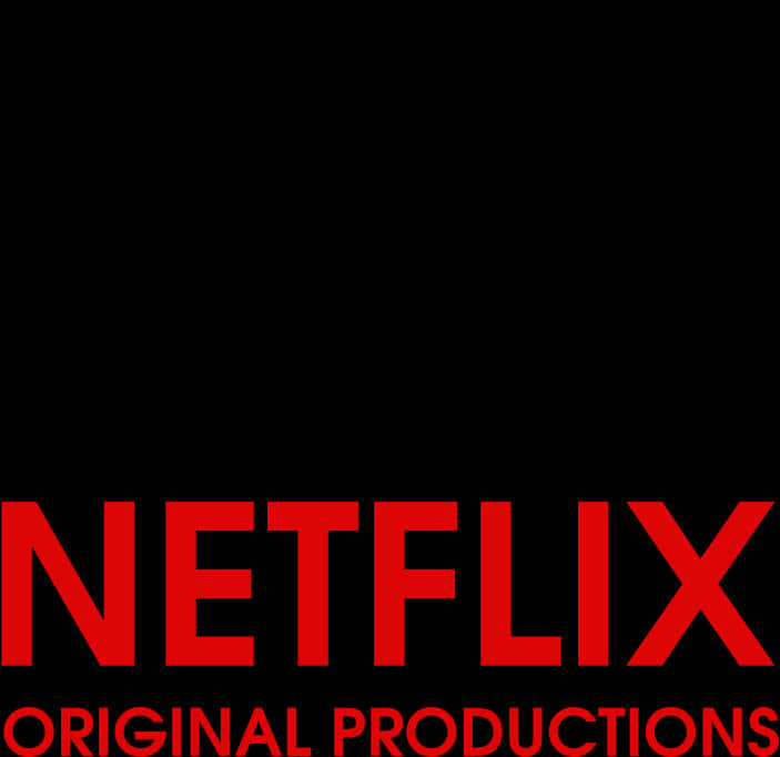 Netflix Original Productions Logo PNG with transparent background