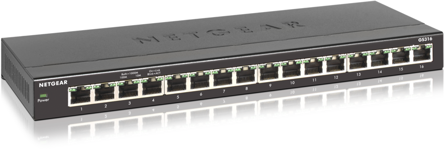 Product View - Switch Gigabit 16 Port, HD Png Download PNG with transparent background