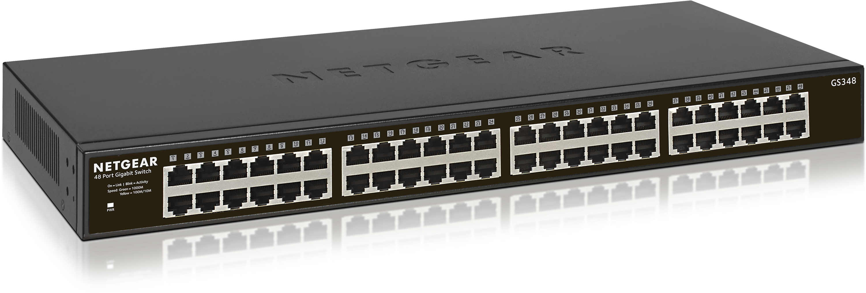 Gs305p And Gs348 - Switch Gigabit 16 Port, HD Png Download PNG with transparent background