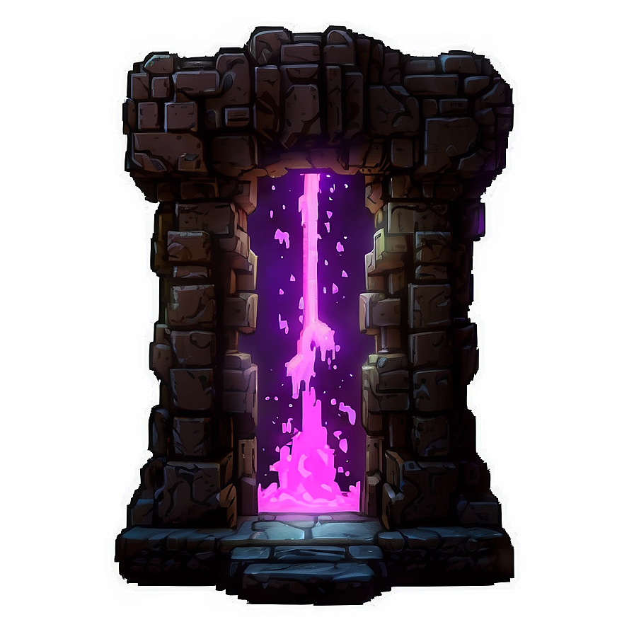 Nether Portal On A Mountain Png 78