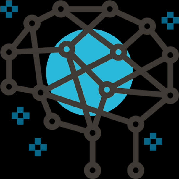 Neural Network Concept Graphic PNG image with a transparent background, free high-resolution download