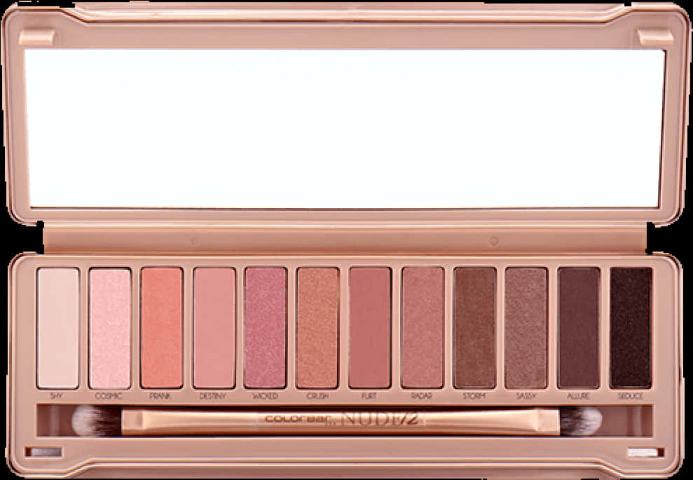 Nude 12 Eyeshadow Palette - Nykaa Eyeshadow Palette, HD Png Download PNG image with a transparent background, free high-resolution download
