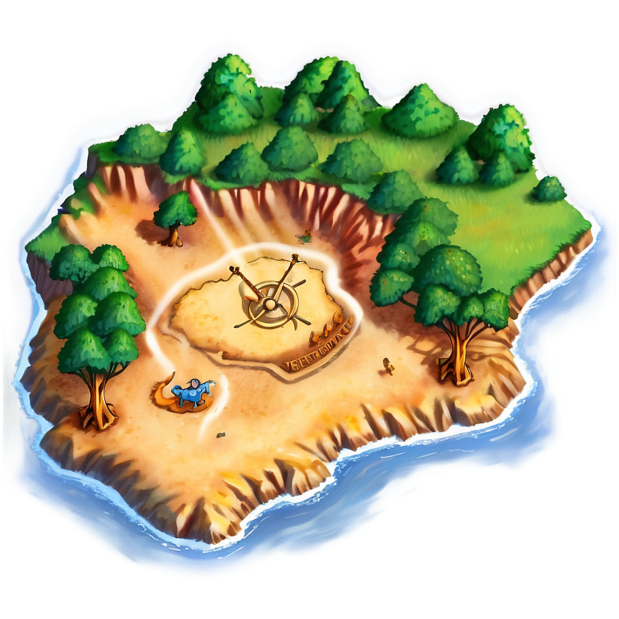 Neverland Map PNG ost7 PNG with transparent background