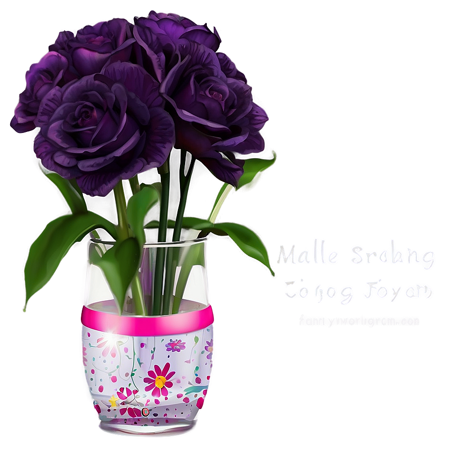 New Baby Flowers In Vase Png 06272024