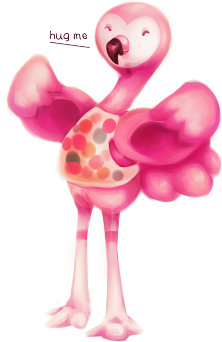 New Leaf Image Qr Code Game Digital Art - Flora The Flamingo Animal Crossing, HD Png Download PNG with transparent background