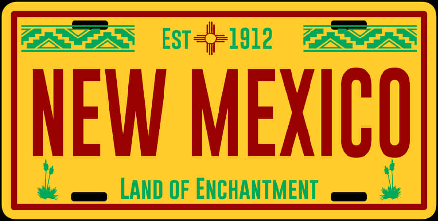 New Mexico License Plate