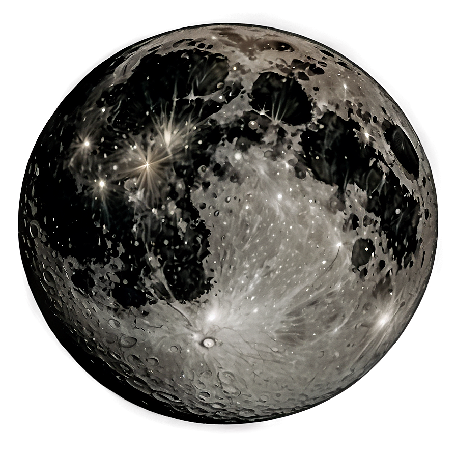 New Moon In Dark Sky Png 45