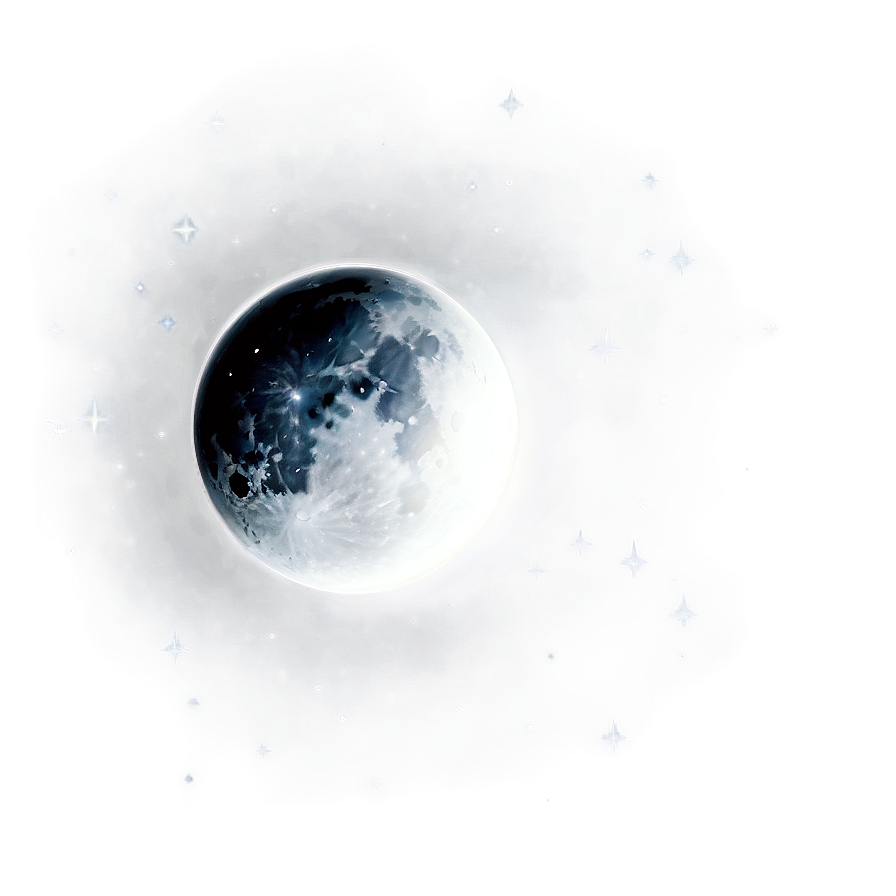 New Moon In Space Png 1