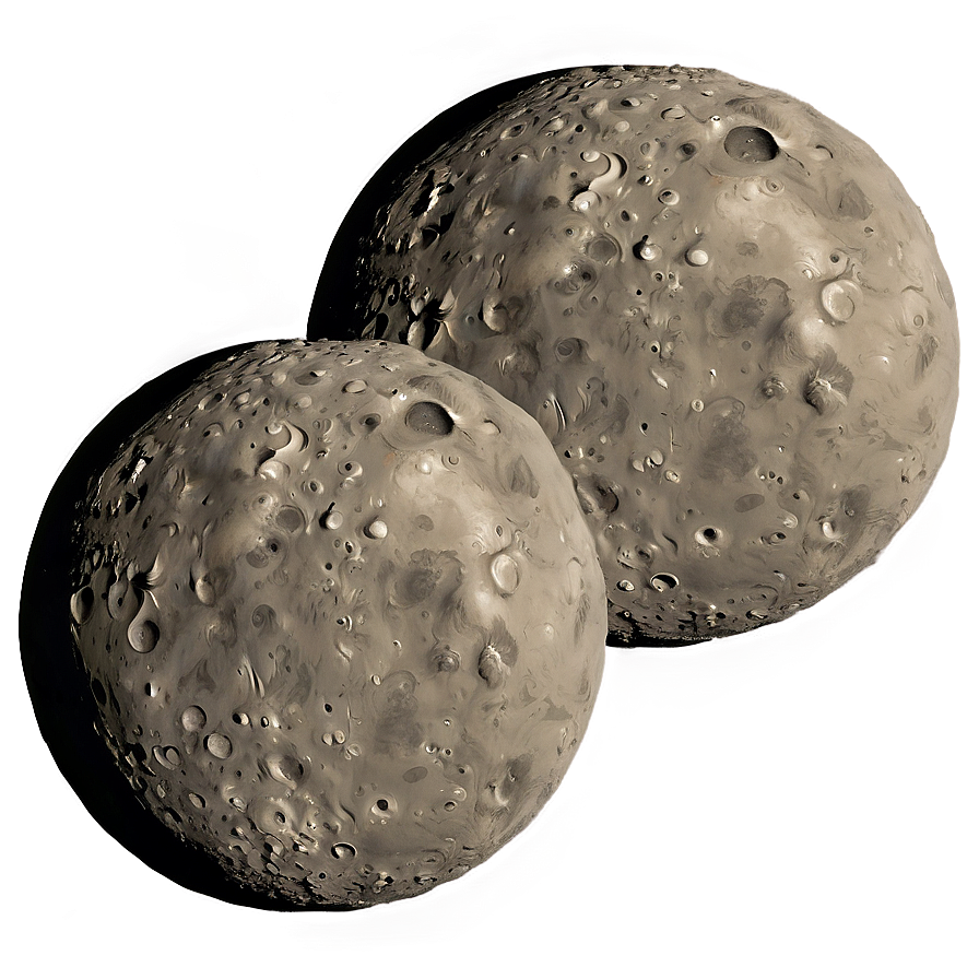 New Moon With Craters Png 33