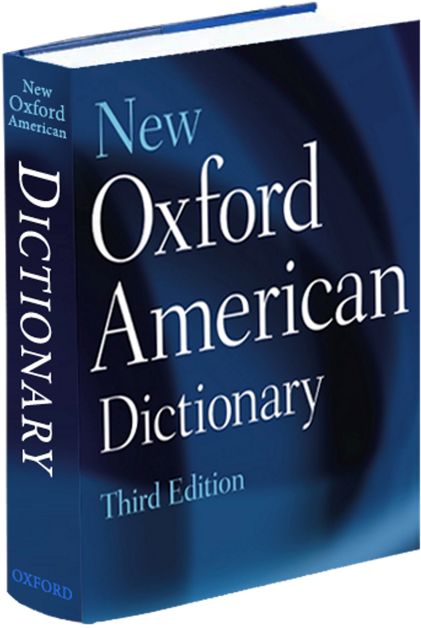 New Oxford American Dictionary Third Edition PNG with transparent background