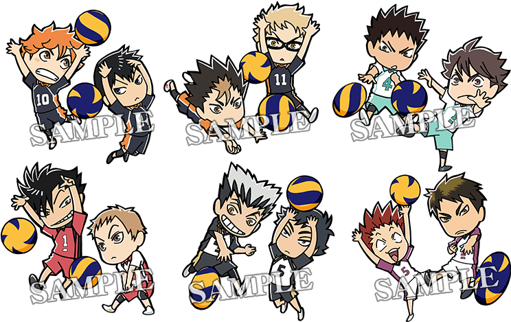 New Visual With Chibi Characters For The Haikyuu Chara - Haikyuu Characters Chibi, HD Png Download PNG with transparent background