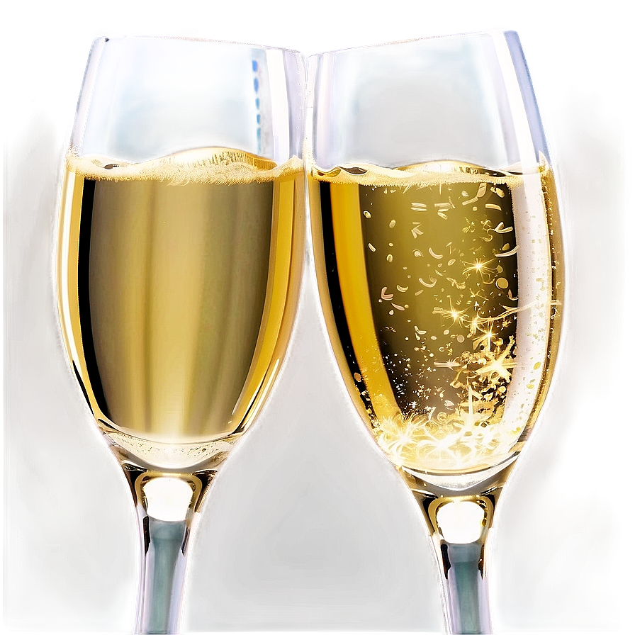New Year Champagne Toast PNG   05212024 PNG with transparent background