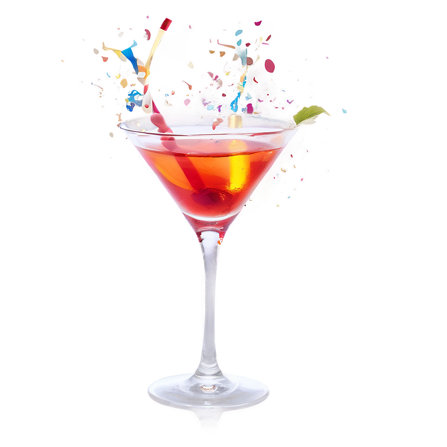 New Year Cocktails Png 06132024