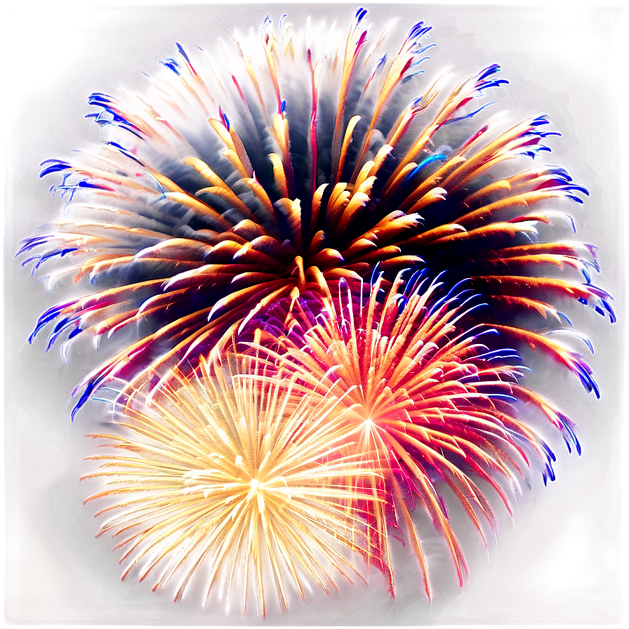 New Year Fireworks PNG ehc63 PNG with transparent background