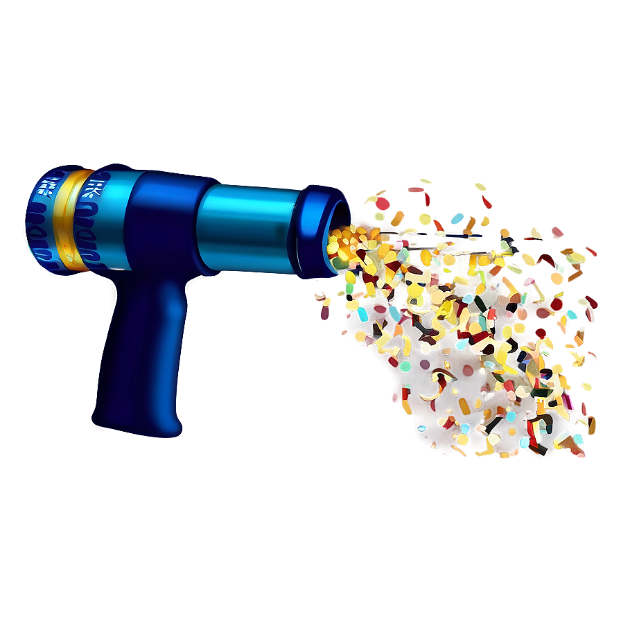 New Year Party Confetti Cannon Png Hbv4