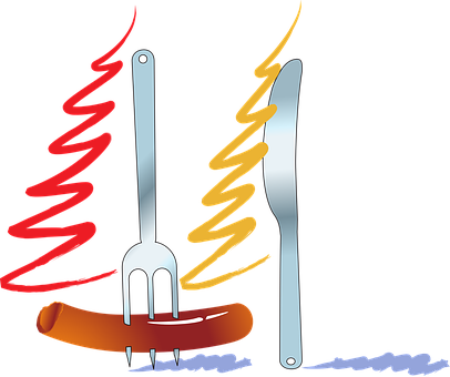 New Year Party Utensils PNG with transparent background