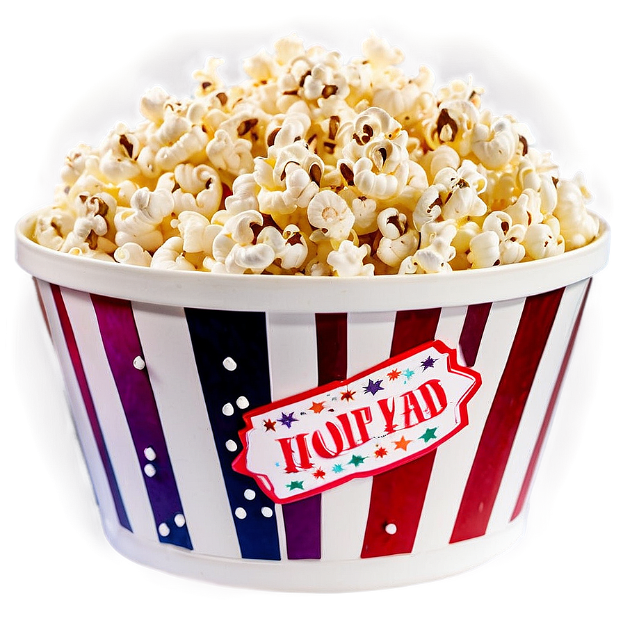 New Year's Celebration Popcorn Bucket Png 66