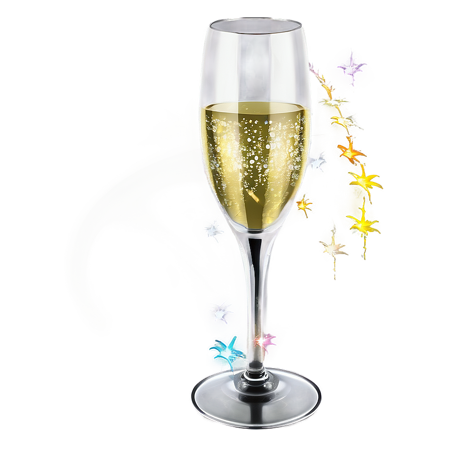 New Year's Eve Cocktail Glass Png 05212024