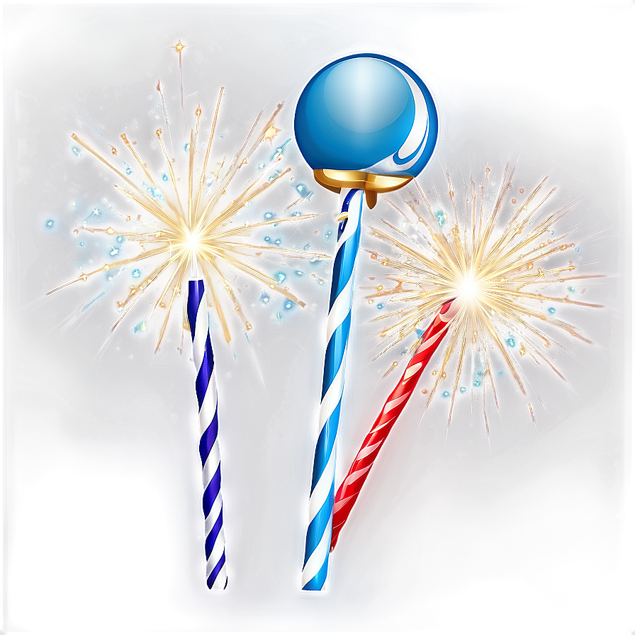 New Year Sparklers Png 05212024