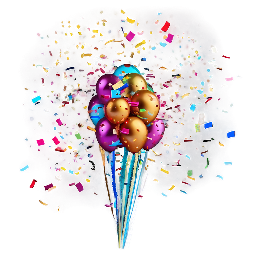 New Years Confetti Explosion Png Bbt88