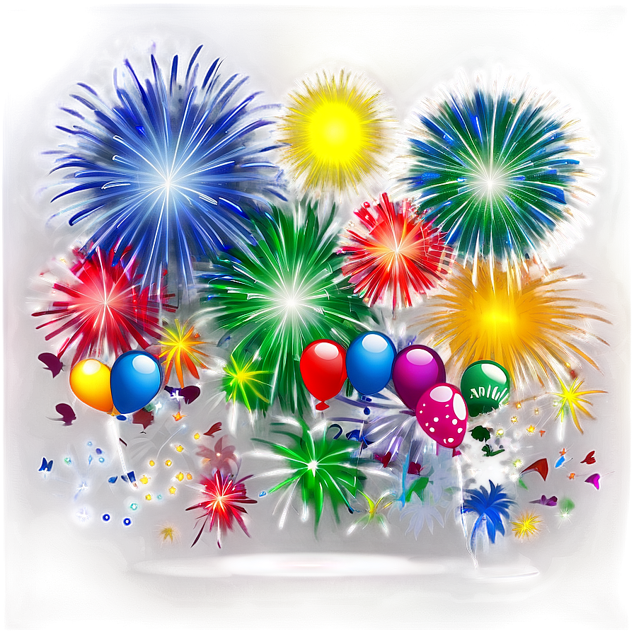 New Years Fireworks Png Vat