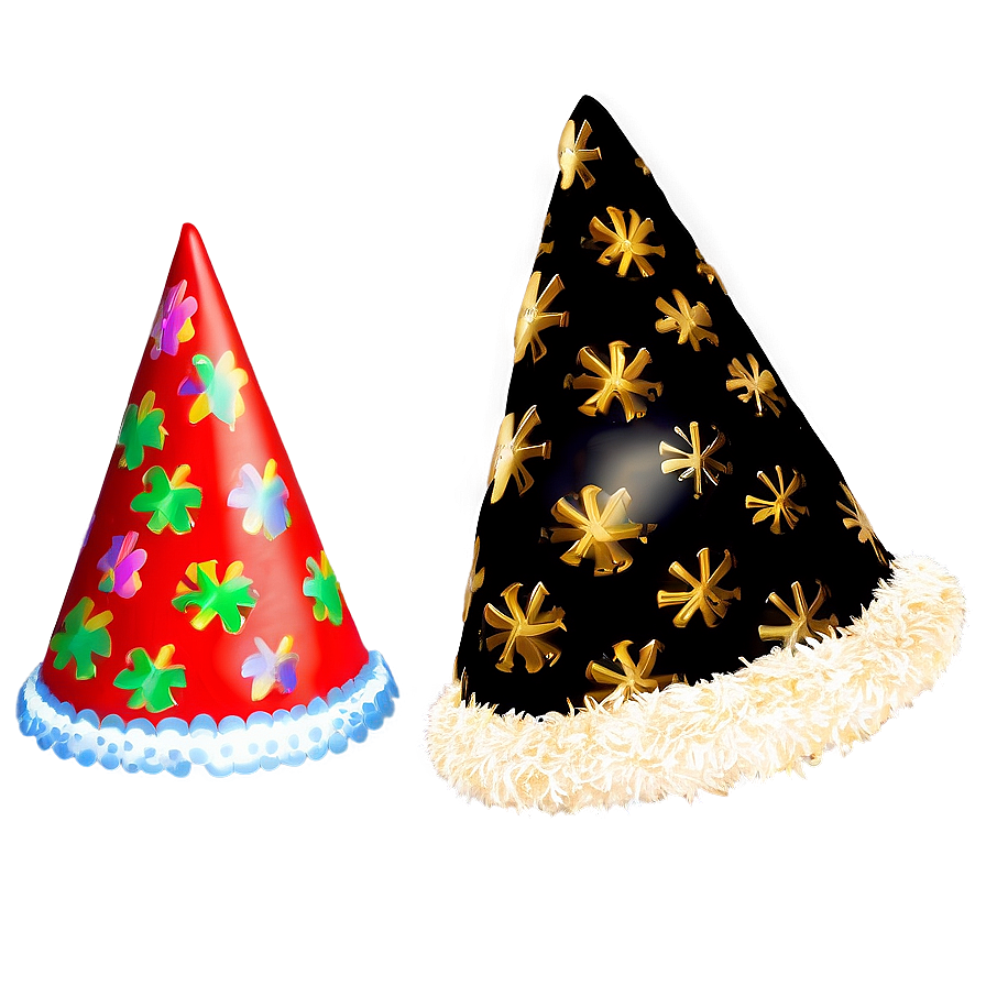 New Year's Party Hats PNG   32 PNG with transparent background