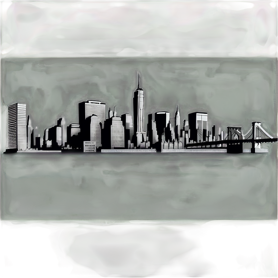 New York City Skyline Png 06122024