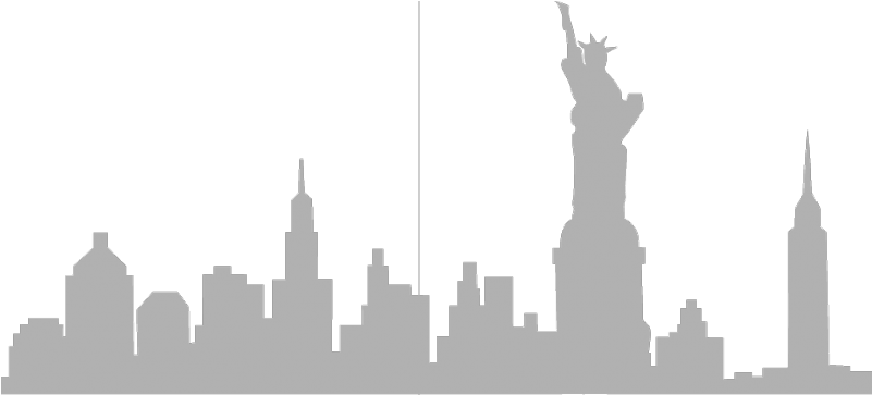 New York City Skyline Silhouette