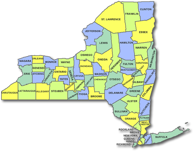 New York County Map - New York County, HD Png Download PNG with transparent background