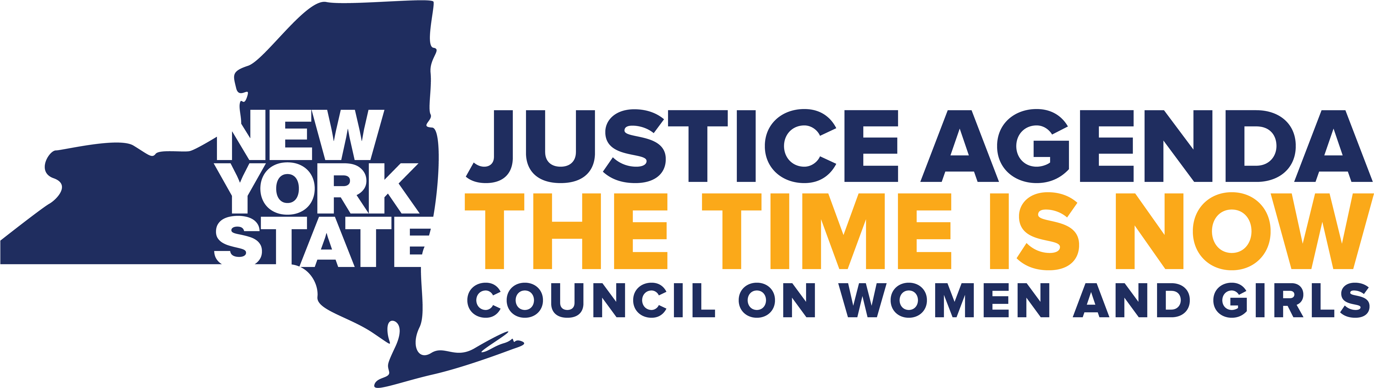 New York State Justice Agenda Councilon Womenand Girls Logo PNG with transparent background