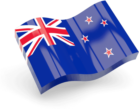 New Zealand Flag Waving