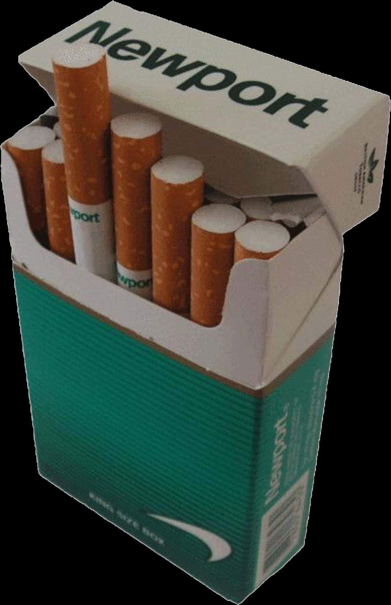 Newport Cigarettes Pack Open