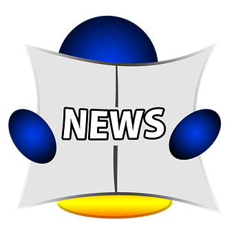News Icon Graphic PNG with transparent background