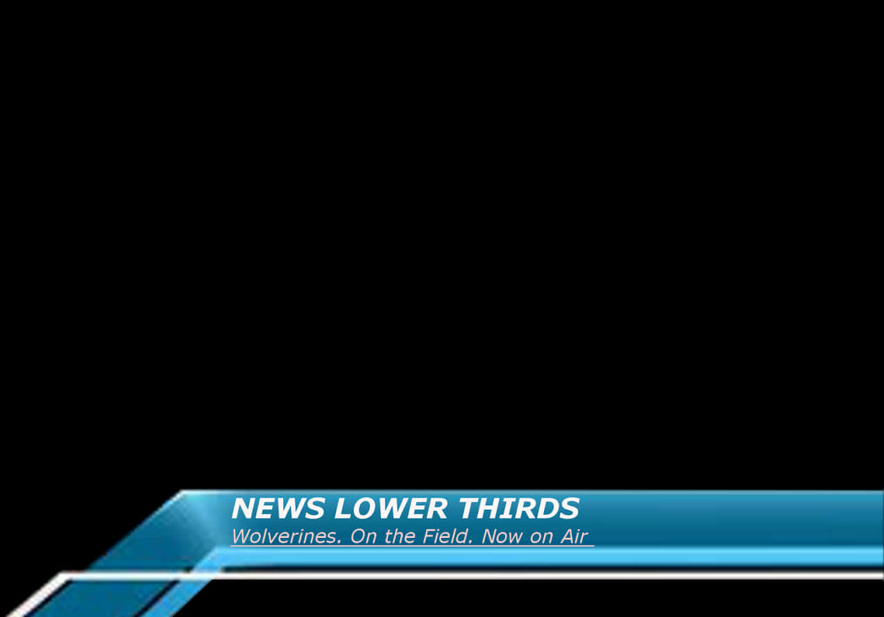 News Lower Thirds Graphic