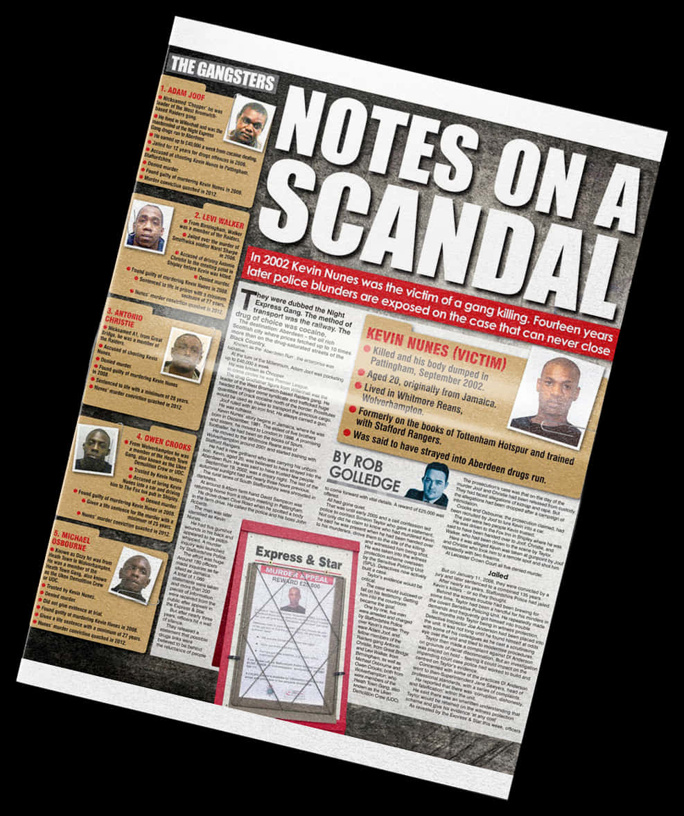 Newspaper Article Scandal Exposure PNG image with a transparent background, free high-resolution download