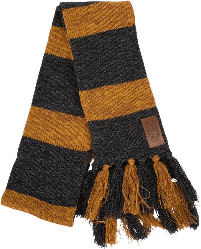 Newt Scamander Knit Scarf - Newt Scamander Hufflepuff Scarf, HD Png Download PNG with transparent background