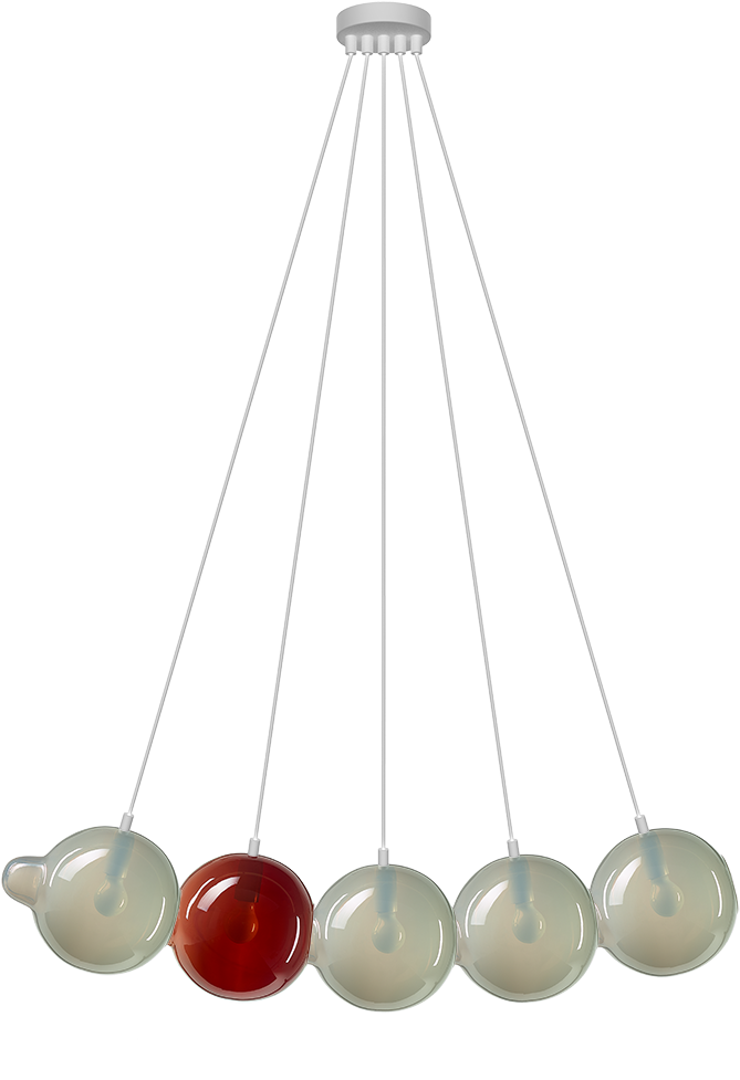 Newton's Cradle Pendulum Physics Demonstration