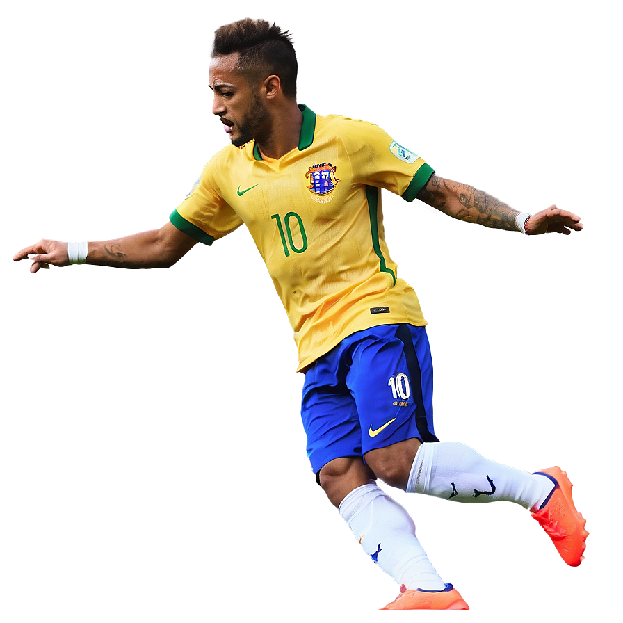 Neymar Action Shot PNG 44 PNG with transparent background