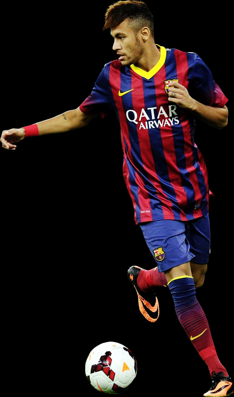 Neymar Barcelona Action Shot