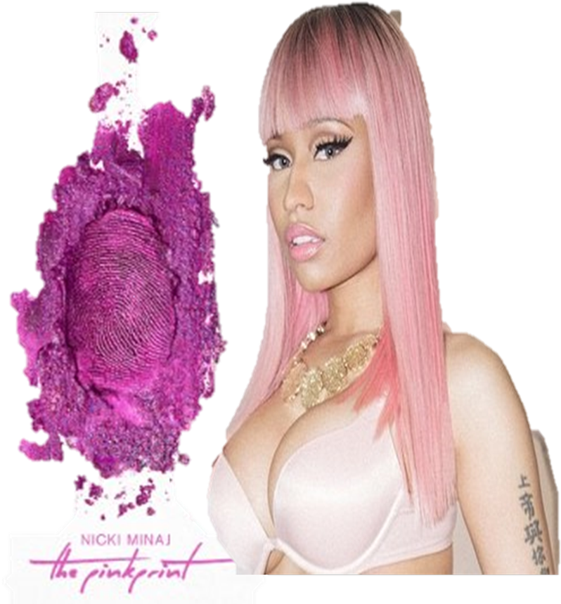 Transparent Nicki Minaj Png - Nicki Minaj The Pinkprint Album Cover Art, Png Download PNG with transparent background