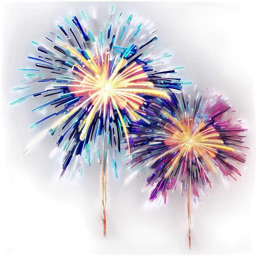 Night Sky Fireworks PNG 73 PNG with transparent background