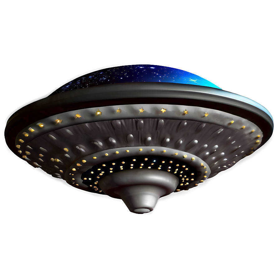 Night Sky UFO PNG 05042024 PNG with transparent background